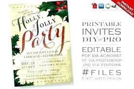 Company Christmas Party Invitation Template Metabots Co