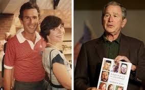 George walker bush (born july 6, 1946) was the 43rd president of the united states, serving from 2001 to 2009, and the 46th governor of texas, serving from 1995 to 2000. George W Bush With His Wife Laura Bush In February 2017 Shirtless Justin Trudeau Other Politicians When They Were Young Fresh Faced Women