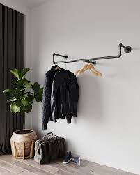 Industrial Pipe Clothes Rail Handmade