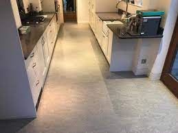 marmoleum flooring to kitchen in