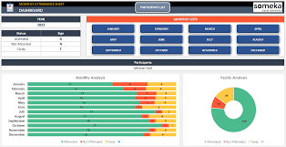 monthly attendance sheet excel