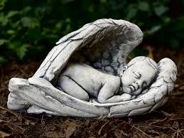 Concrete Baby Angel Statue Stone Angel