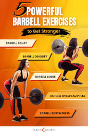 5 powerful barbell exercises to get