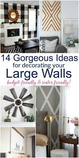 wall decor ideas for large wall off 65