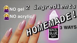 homemade nail glue