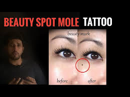 beauty spot mole tattoo cosmetic