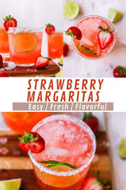 fresh strawberry margarita kim s cravings