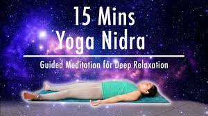 15 mins yoga nidra guided tation