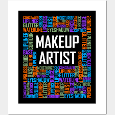 makeup artist posters and art prints
