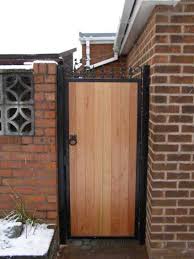 Outdoor black ornamental garden gate, entry gates driveway cottage gate wrought iron driveway security gate with gate patio backyard door, 4'x8 x4' 5(l x w x h). Wooden Gates Hardwood Timber Gates Metal Frame Eletric Gates Southport Preston Formby Ormskirk Lancashire
