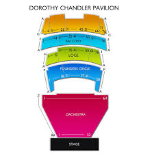 Dorothy Chandler Pavilion 2019 Seating Chart