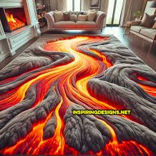 these giant lava rugs let your kids