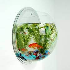 Wall Aquarium Fish Tank Flower Pot