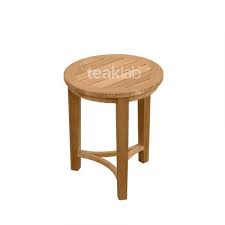 Teak Outdoor Round Side Table