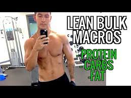 calculate your lean bulk macros