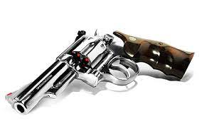 hd wallpaper silver revolver weapons