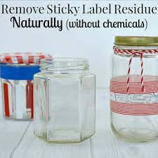 Remove Sticky Label Residue Naturally