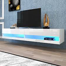 The cabinet group of companies consists of an entertainment division and a consumer products division. Wall Mounted Floating Tv Stand With Leds Storage Cabinet Tv Entertainment Center Ebay