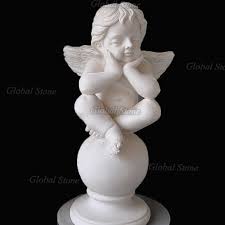 china marble sculptures garden angels