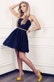 color shoes go with navy blue dresses