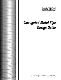 Corrugated Metal Pipe Design Guide
