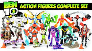 Every Ben 10 Action Figure 2016 Reboot w/ Dr. Animo Upgrade Stinkfly  Overflow & Wildvine Unboxing - YouTube