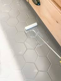 do painted floor tiles last our 2