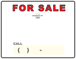 Free Car For Sale Sign To Print Online