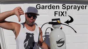 how to fix garden sprayer stuck trigger