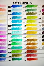 Marco Raffine Set 48 Artist Pencils Color Chart Google