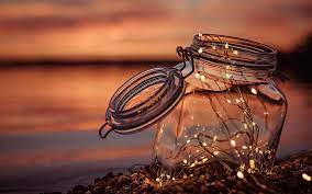 jar of lights mason jar hd wallpaper