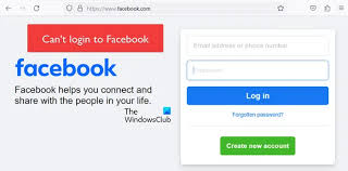 login to facebook on pc or phone fix