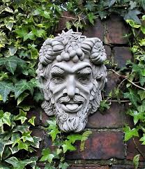 Satyr Or Greek God Pan Garden Cement