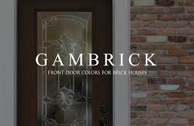 front door colors for brick houses