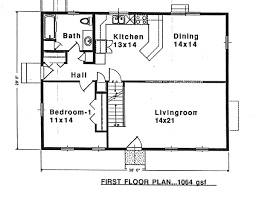 House Plan 94007 Saltbox Style With