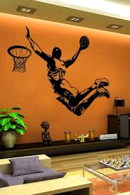 Basketball Silhouette Wall Decal Large