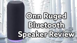onn rugged bluetooth speaker review