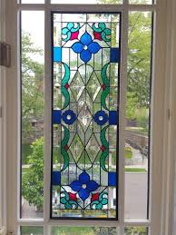 Art Stained Glass Window With Bevels