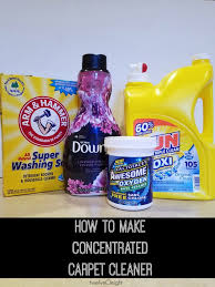 how to make your own carpet cleaner