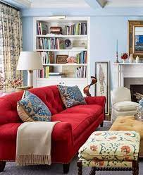 decorating ideas with a red sofa red