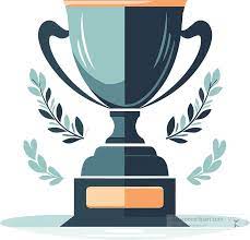 Achievements and Awards Clipart-trophy surrounded with decorative laurel