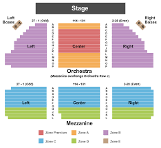 End Stage Int Zone Seating Chart Interactive Seating Chart