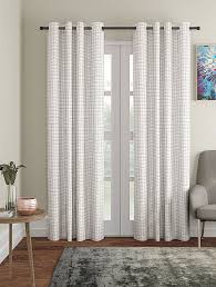 White Handloom Cotton Door Curtains