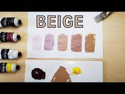 How To Make Beige Color Paint Fast And