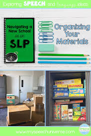 Organizing Materials In A School Speech And Language Room