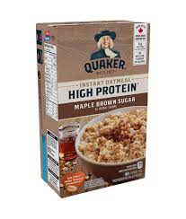 quaker high protein maple brown sugar