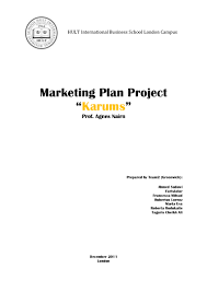 Marketing Plan Project Final