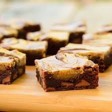 double chocolate tahini swirl brownies