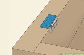 how to install cabinet hinges a step