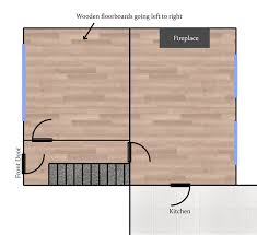 direction to lay laminate floor help